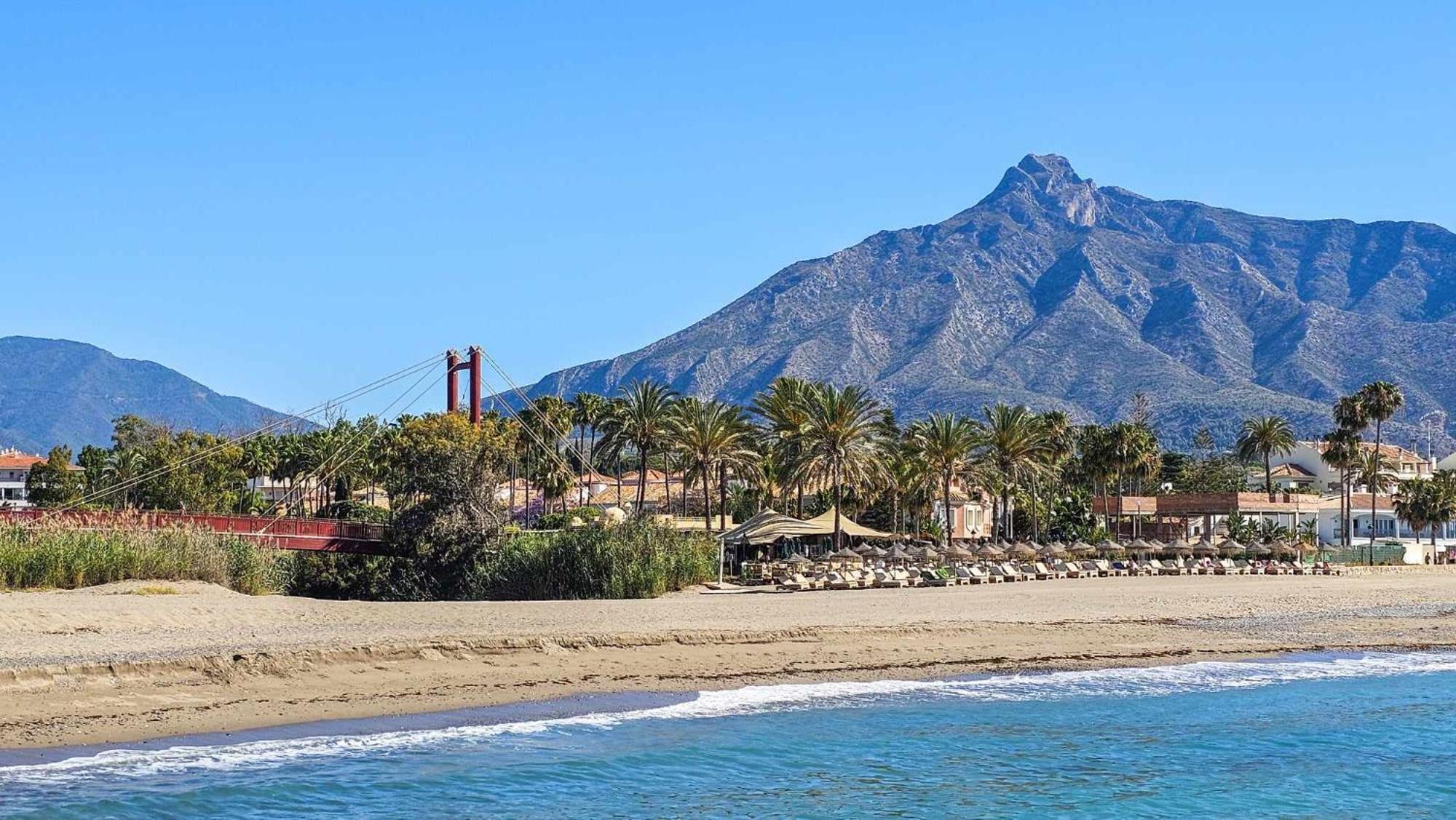 Puerto Banus 2Linea Playa,Piscina Y Parking Apartment Marbella Bagian luar foto